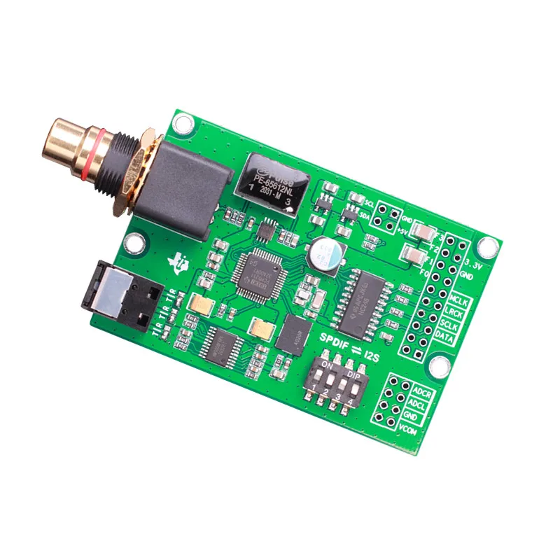 I2S IIS Optical Coaxial  Analog Audio  Signal Processing Conversion Switch Board for Amanero Italian USB Digital Interface