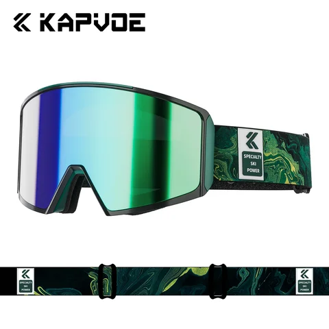 Фотохромные лыжные очки Kapvoe UV400