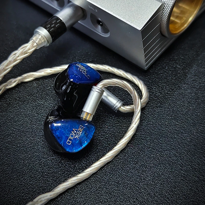 【新品・未開封】GK20 PRO 3BA+2PZT+Planar+DD IEM GEEKFLY GEEKWOLD GK20 PRO 3BA+2PZT+Planar+DD IEMs In-ear Wired