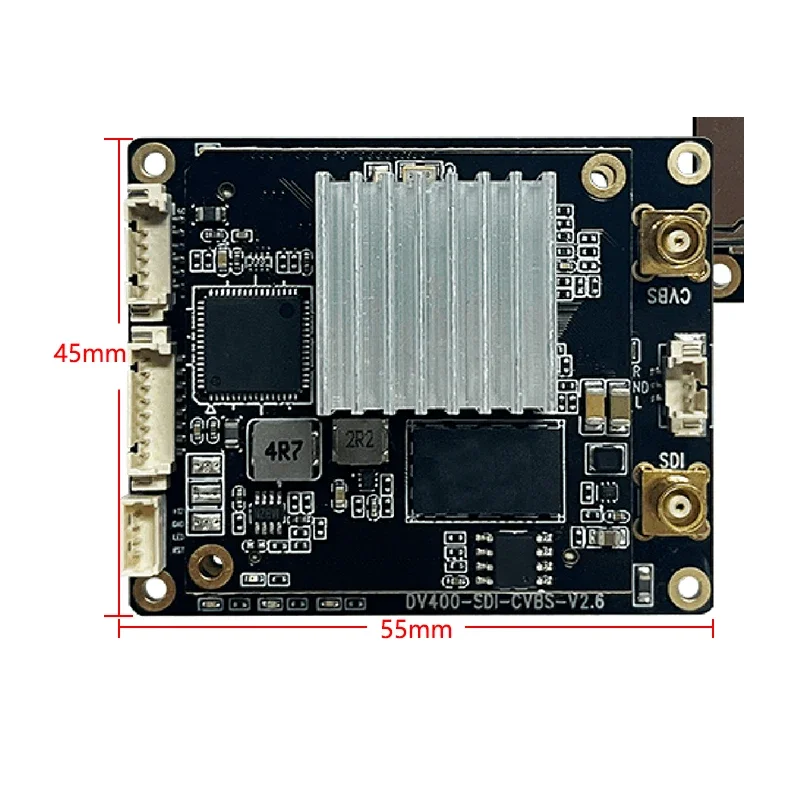2026 Haiwei K7 MINI 45*55mm Full HD 1080P 60FPS Low Latency Encoder H.265/H.264 SDI CVBS Composite Radio TV Broadcasting Equipme