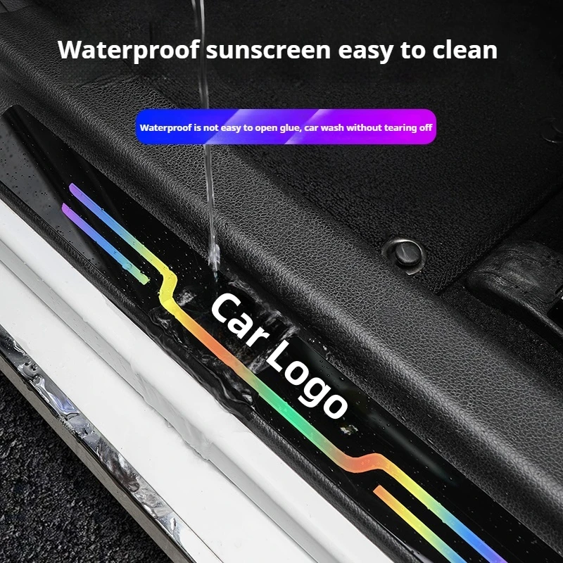 

Car Threshold Strip Door Pedal Protector Anti Scratch Sticker For Tesla Toyota Audi Benz Volvo BYD VW Mazda Chevrolet Subaru