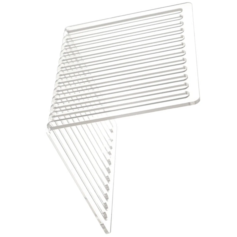 

Storage CD Display Stand Vinyl Album Folder Record Organizer Clear Office Rack Holder