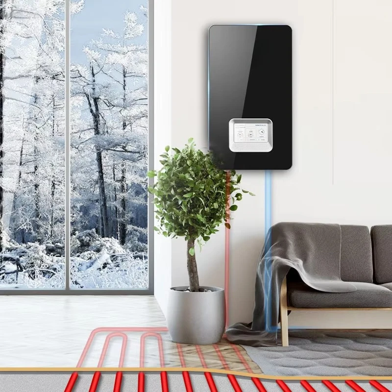 Système de chauffage vertical de chaudière de chauffage électrique avec radiateur centralisé