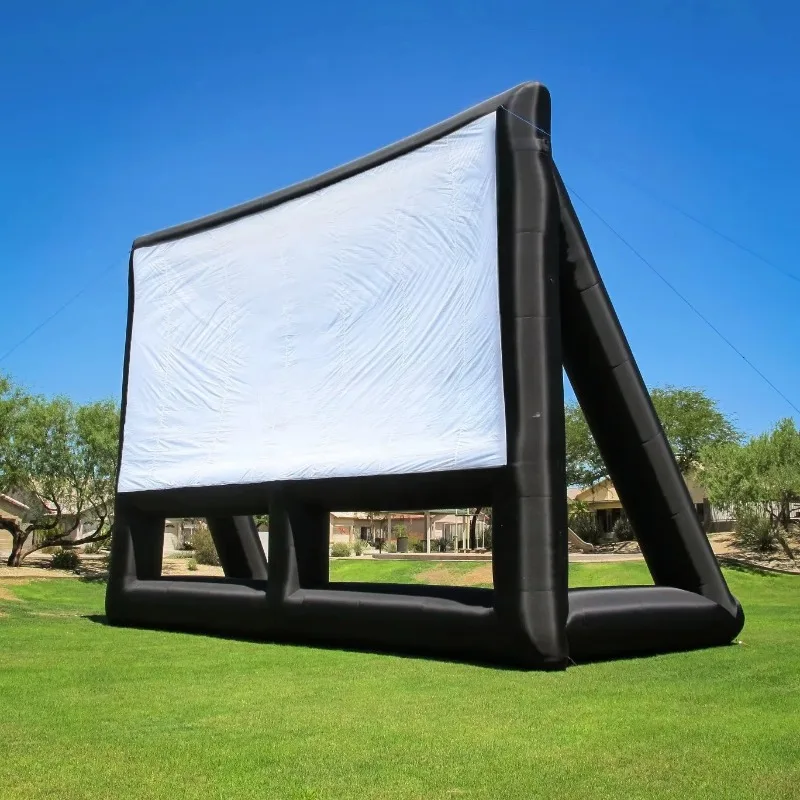 

Inflatable Movie Screen Giant Outdoor Projection Screen Front Rear for Commercial Party Rental Business