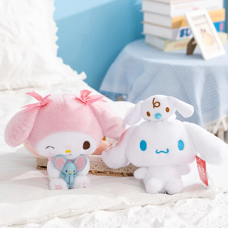 Peluches de Oveja Piano Melody de Sanrio, Adorables y Suaves Peluches de Pachacco, Muñecos de Peluche para Niñas, Compañeros de Perro, Decoración del Hogar