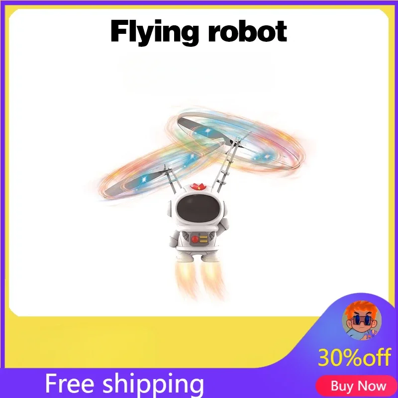 Feitian Robot Sensing Aircraft Drop Resistant Gesture Suspension Sphere Sense Spinning Desktop Ornaments Holiday Gifts Toys