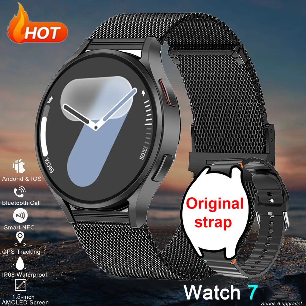 2025 ساعة ذكية للنساء والرجال والنساء هدية رياضية للياقة البدنية ساعات مراقب معدل ضربات القلب مقاوم للماء ساعة ذكية لهدايا Xiaomi Android IOS #1