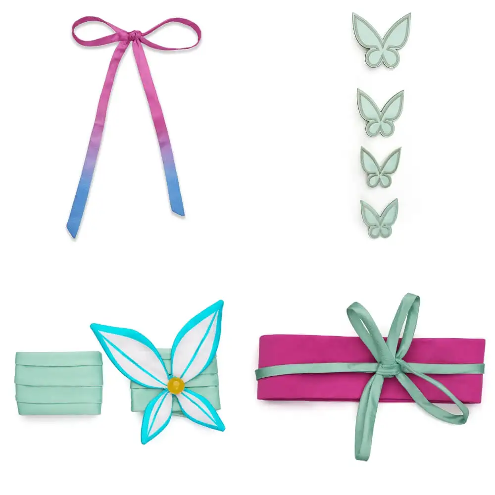 ملابس سباحة على شكل فراشة من Breezy أزياء الهالوين للشاطئ التأثيرية مونوكيني إكسسوارات علوية من Takerlama