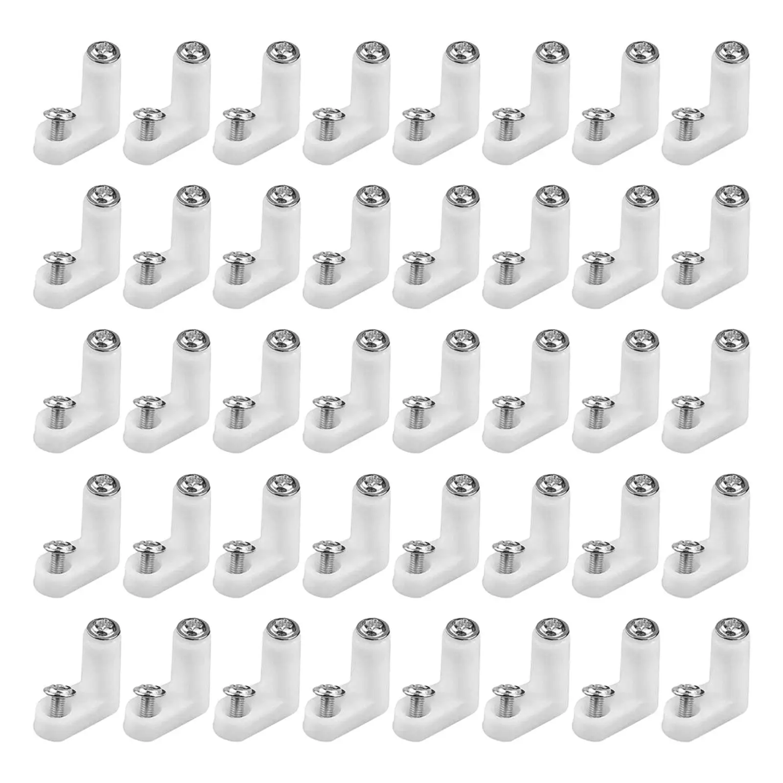 PCB Standoffs, PCB Mounting Feet, Compact Power Supply, Durable L Type PCB Mounting Feet for PCB, Game Consoles,