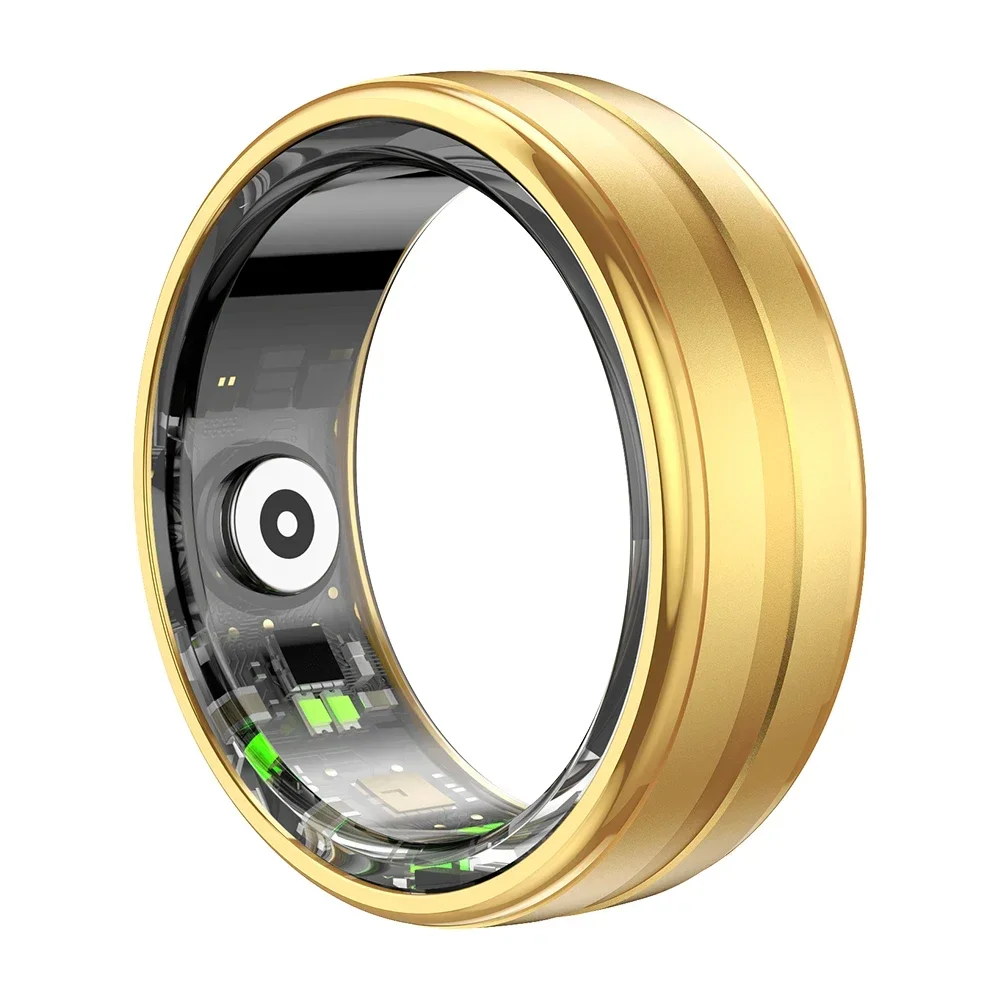 أحدث جيل R06 Smart Ring للرجال والنساء، مراقب معدل ضربات القلب والأكسجين في الدم، IP68 و5ATM مقاوم للماء، وضع متعدد الرياضات