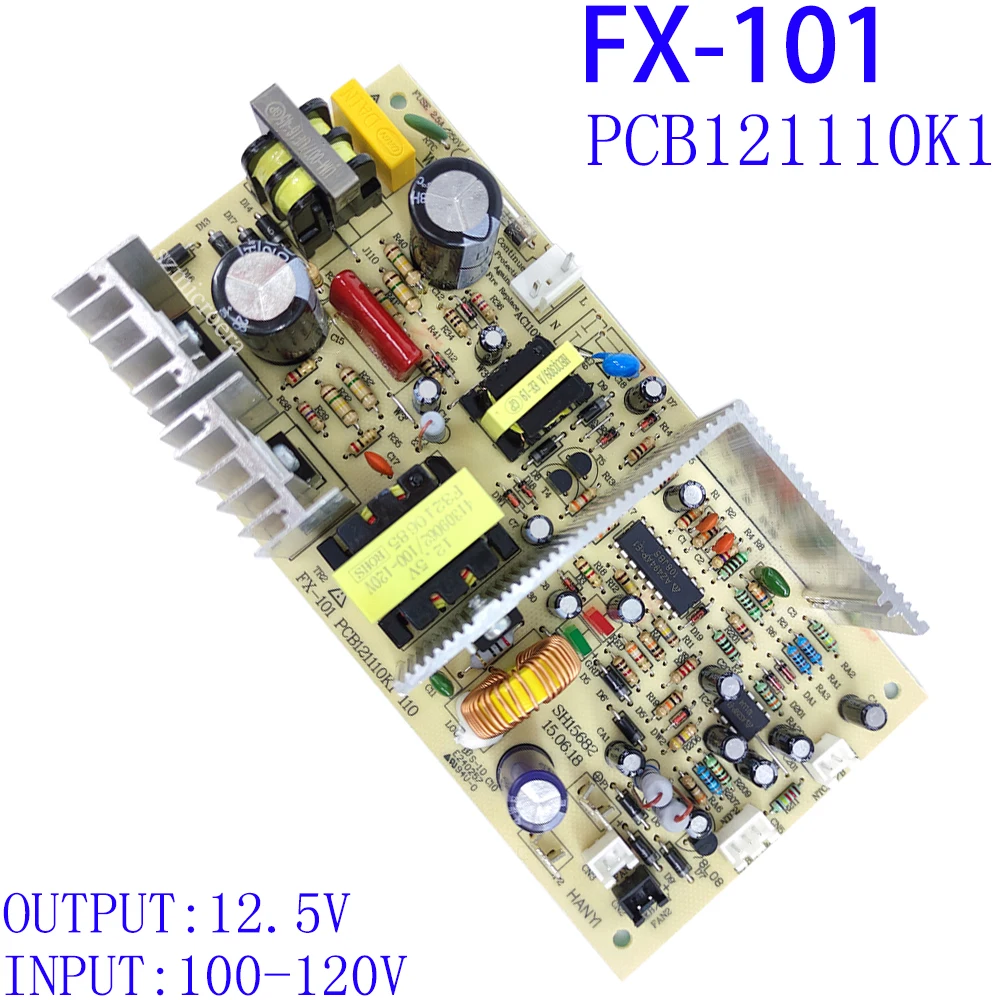 Wine Cooler Control Board FX-101 PCB121110K1 12.5V 110V Wine Cooler Cabinet Controller Power Circuit Board Thermoelectric Cooler