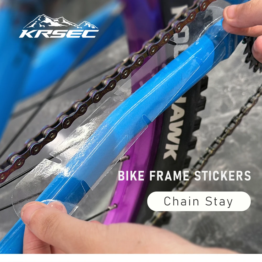 BIKE Fahrradkette Bleiben Schutz Aufkleber MTB Rahmen Anti-scratch Aufkleber Transparent Wasserdicht Radfahren Zubehör – Detail 1