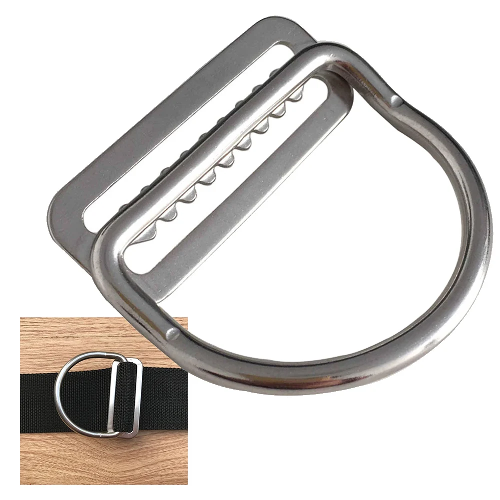 High Quality Diving D-ring For 5cm Width Webbing For BCD Accessories Functional Scuba Diving Corrosion-resistant