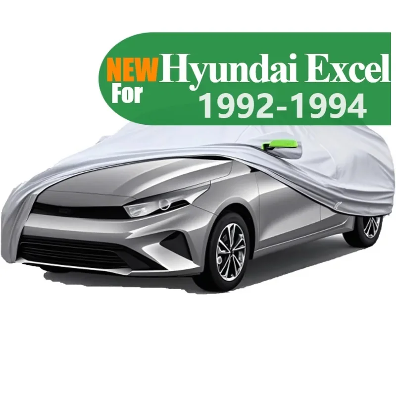 

Full car Cover for Hyundai Excel 1992-1994 All-Weather Waterproof Protection with UV Protection and Free Storage Bag