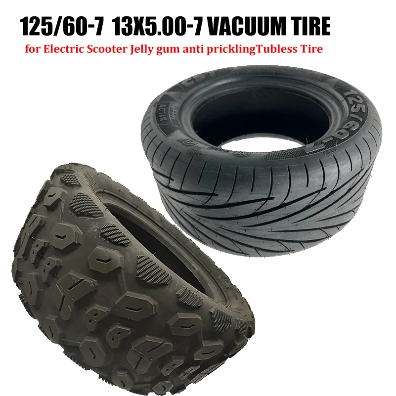 

13x5.00-7 Tubeless Tire For Electric Scooter Yadi Vehicle 13 Inch 125/60-7 Vacuum Tyre Accessorie