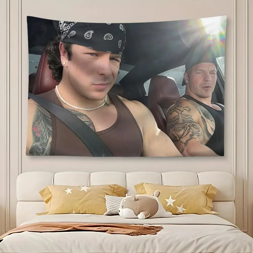 A T-TRENT TWINS Funny Tapestry Soundproof Thick Tapestry, Living Room Sofa Wall Decor For Hotels & Homestays & Dormitory