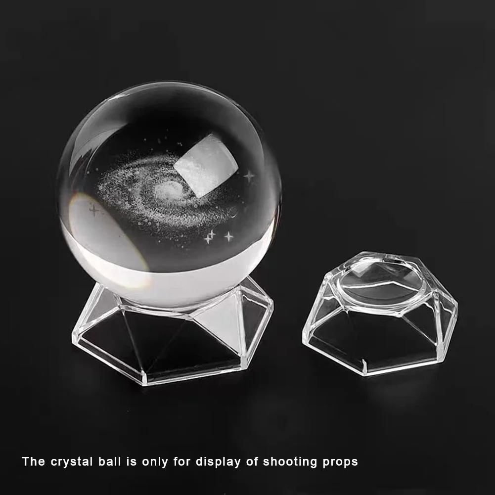 High Quality Display Stand Decorative Ornaments 1PCS Acrylic Crystal Ball Decorative Crafts Display Base Durable