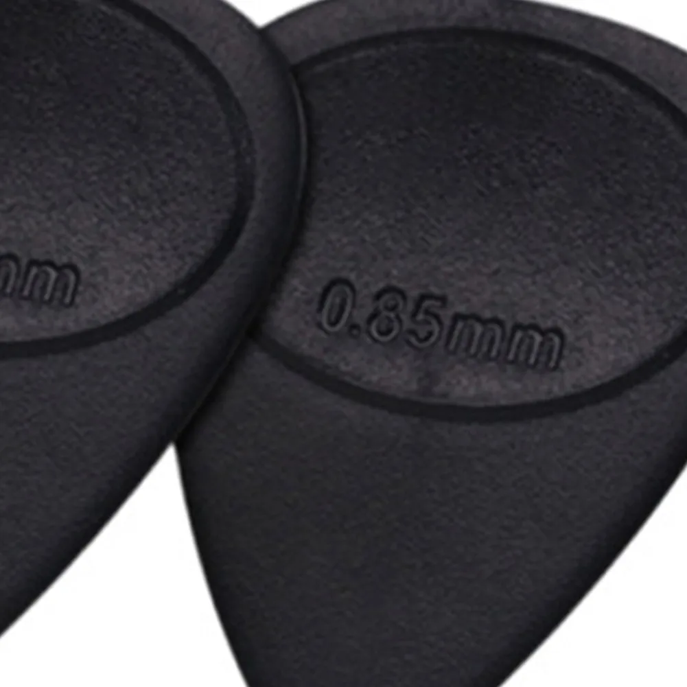 Practical Home Shop Guitar Picks Guitars Tool Accessory Acoustic Electric Bass Black Non-slip Nylon Replacement