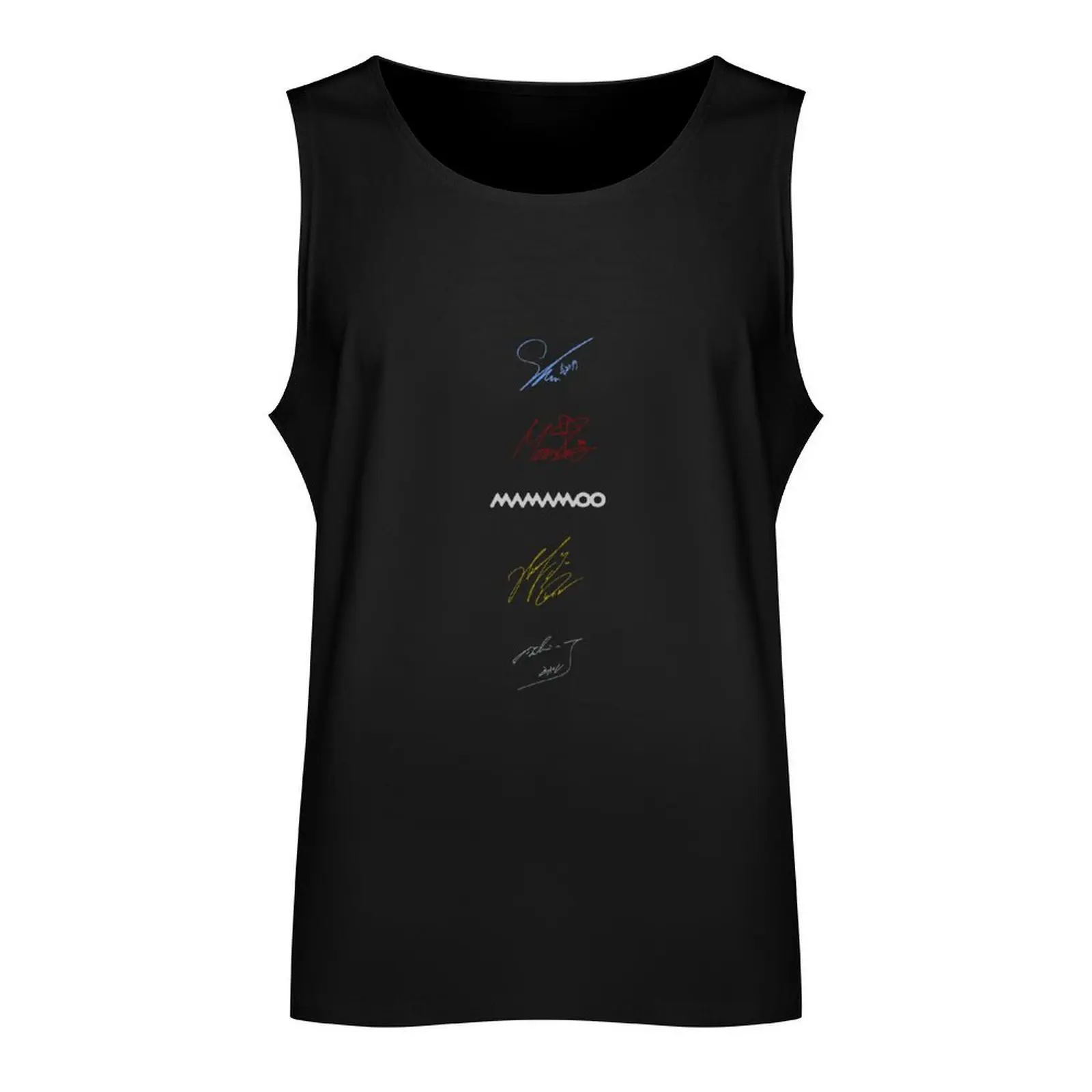 MAMAMOO MEMBERS Tank Top Man sleeveless shirt sleeveless sleeveless vests Men's vest