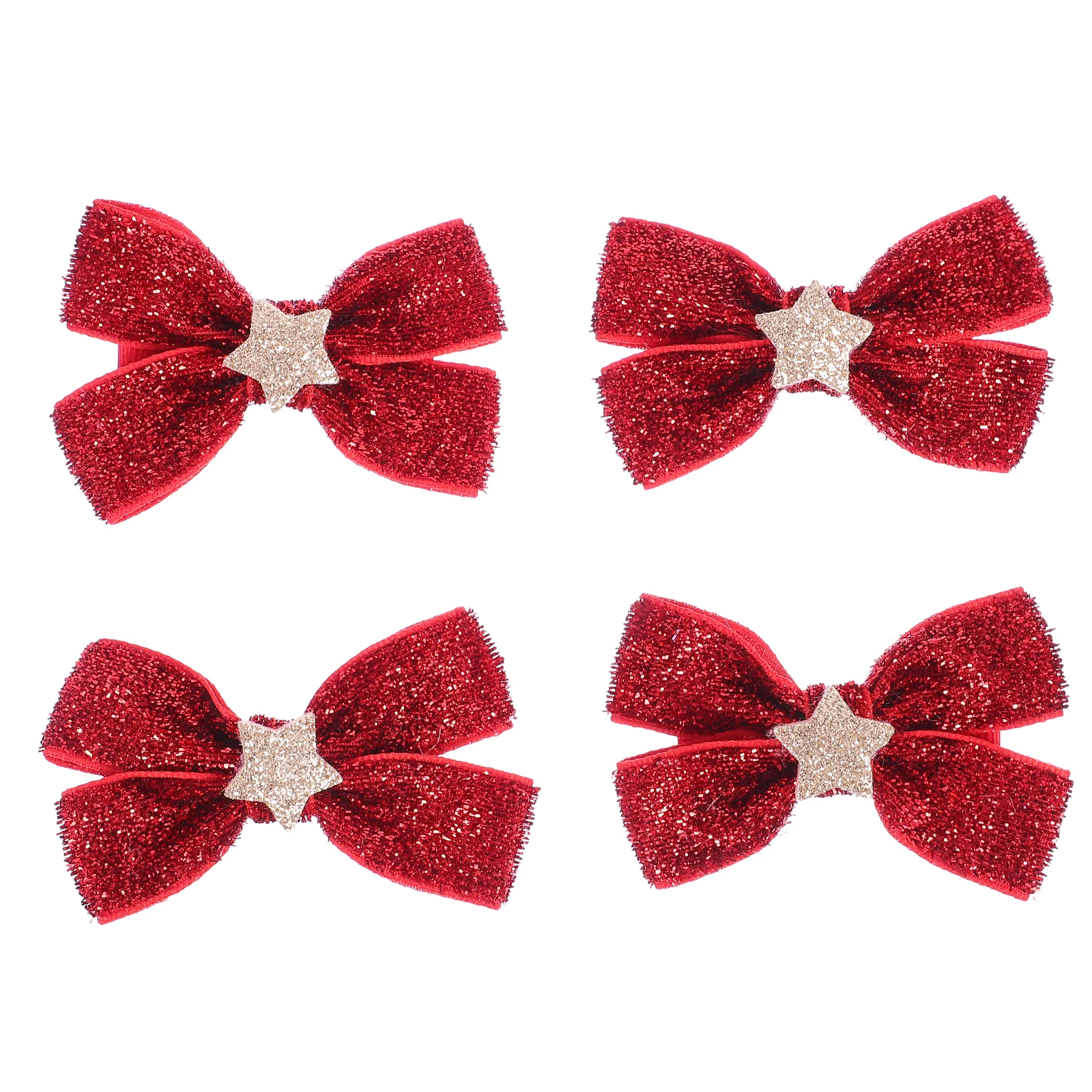 

Kids Hair Christmas Bowknot Hair Ties Ponytail Holders Cloth Rope Gifts For Girls Toddler Baby Everyday Wear