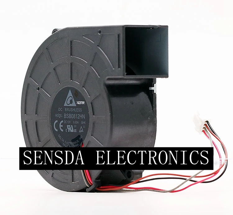 Projector blower for DELTA BSB0812HN 12V 0.60A 4-wire 4pin Original New Projector Centrifugal Turbo Blower Cooling Fan