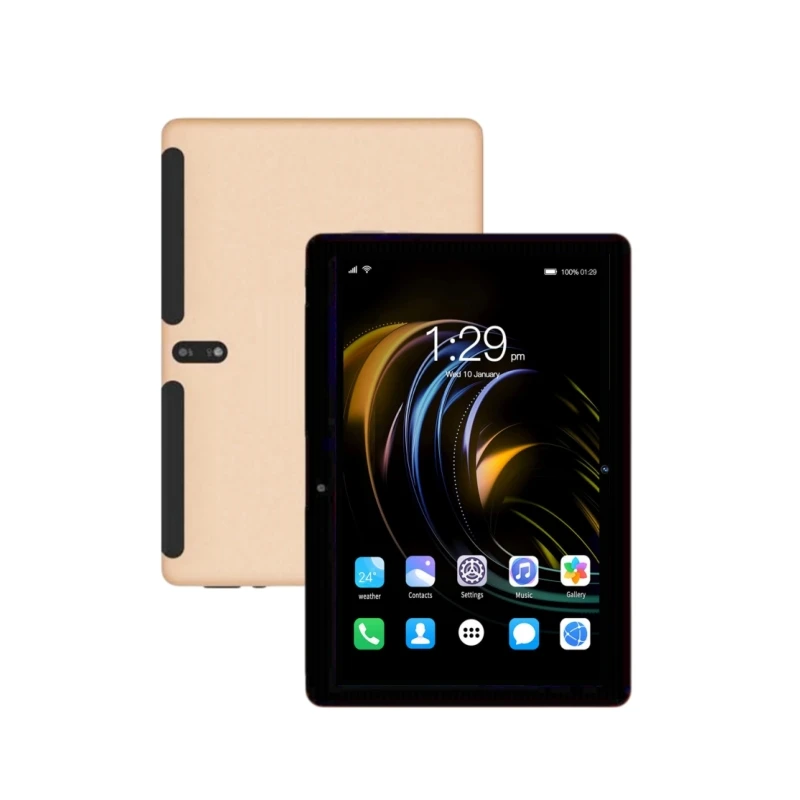 Tablet Dual SIM Android 9.0 da 10.1 pollici 3 GB RAM 32 GB ROM MTK9863 Quad-Core 4G Chiamata telefonica Tablet PC 1280 * 800 IPS HD Tipo-C