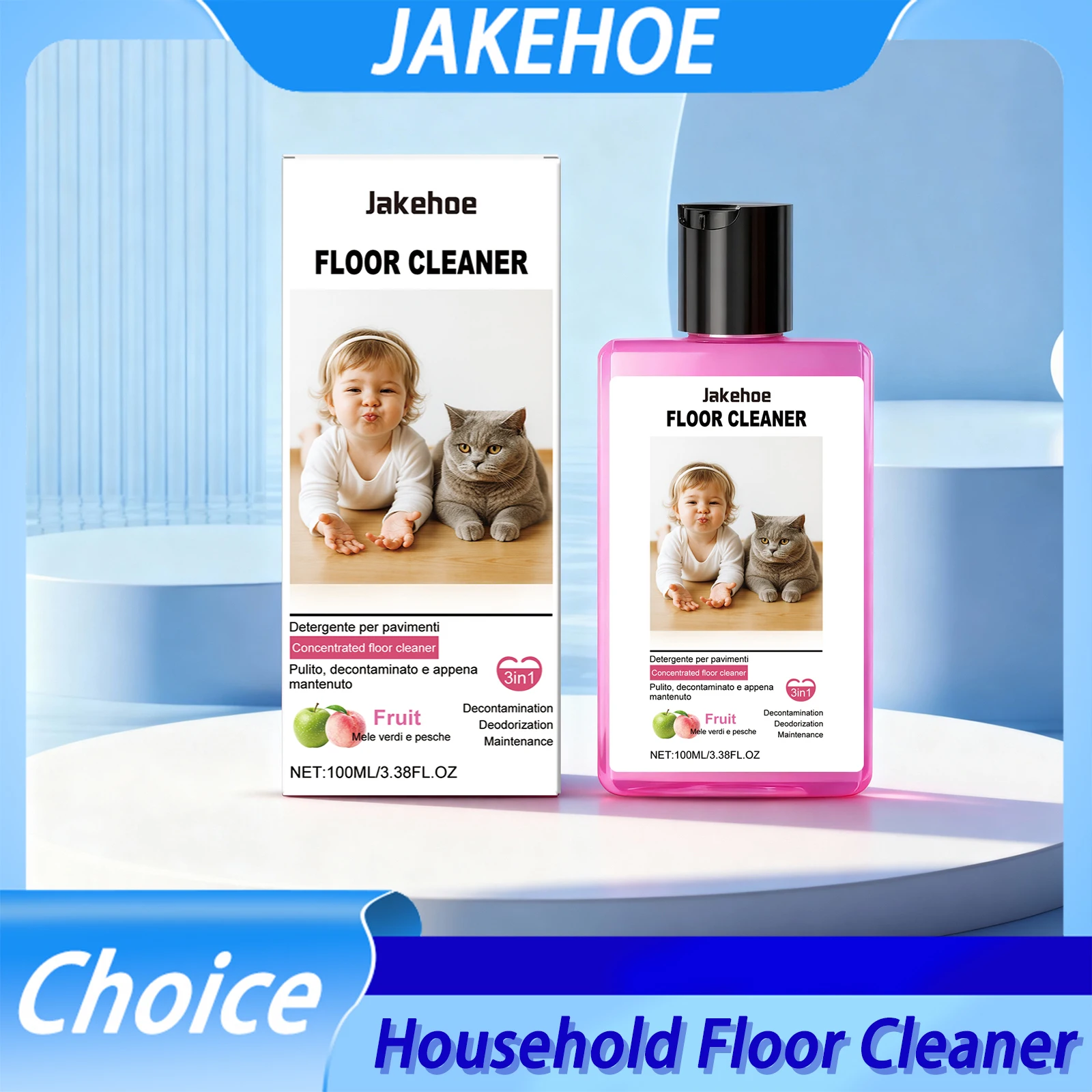 

Concentrated Floor Cleaner Powerful Remove Oil Stains Residue-Free Floor Maintenance Long Lasting Fragrance Floor Cleaning Agent