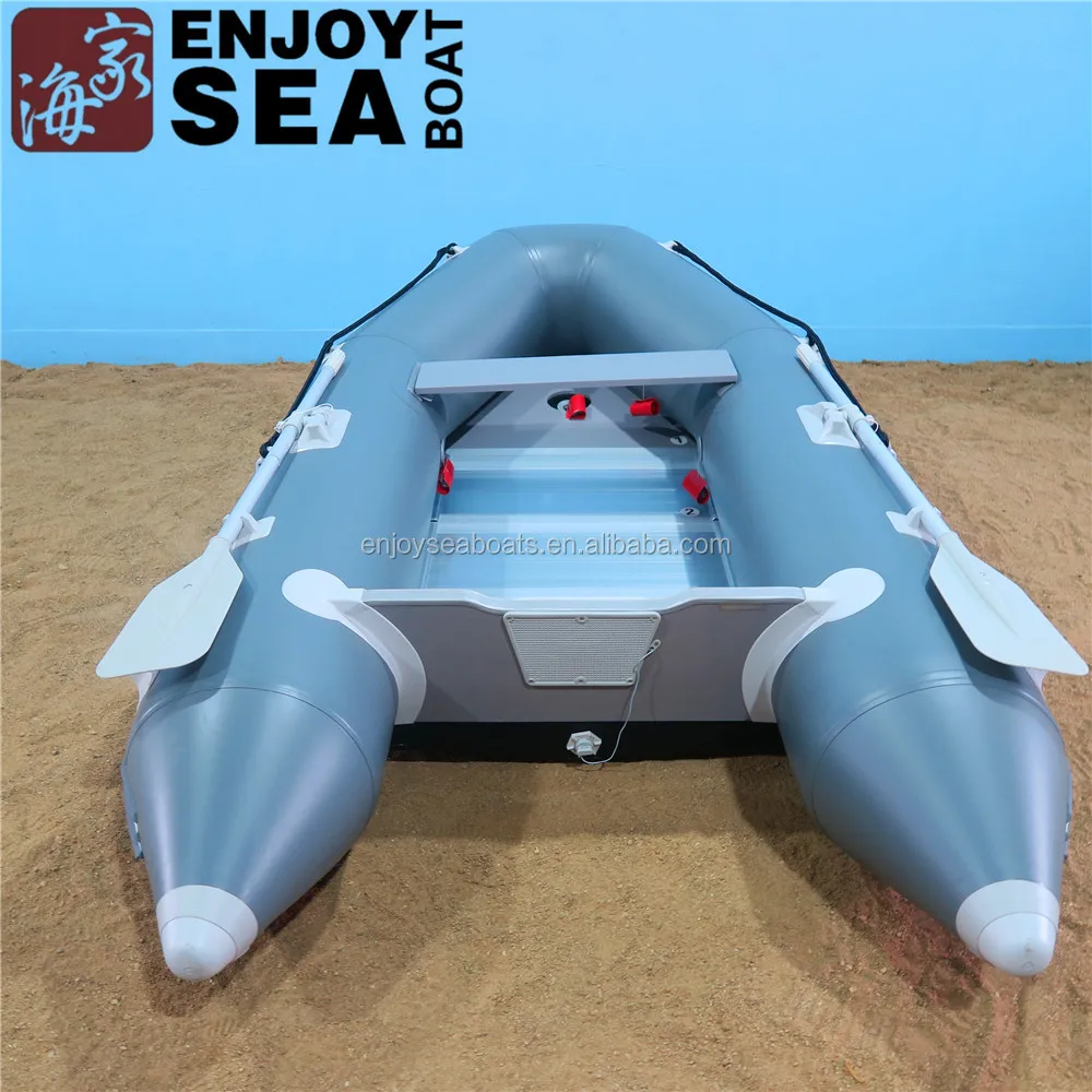 Aluminum Kayak Inflatable Speed Sailing Raft, Stable Power Component Multi-Functional For Rowing & Fishing Water Sport