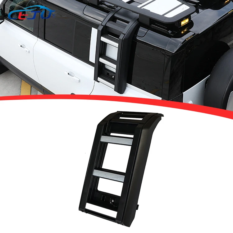 

Car Accessories Folding Stairs Retractable Tailgate Ladder Auto Part Car Roof Rail Side Ladder for Land Rover Defender 90 110