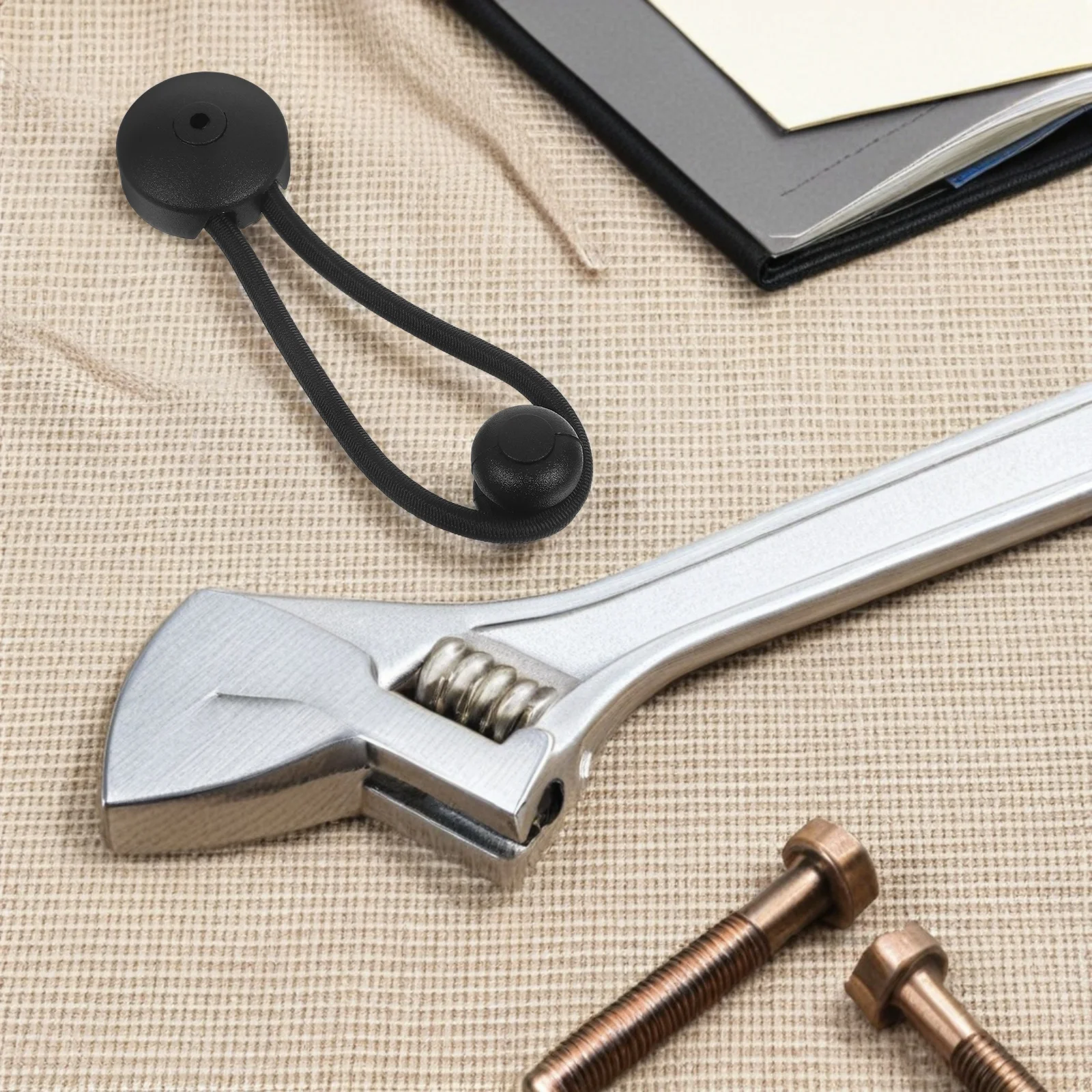 قفل حبل من النايلون الأسود المقاوم للصدمات، غطاء قماش بحري، غطاء قارب، أجهزة يخت مقاومة للطقس، تثبيت سريع