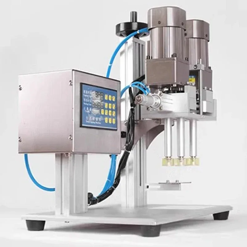 

Desktop Automatic Bottle Capping Machine Trigge Cap Capper Twist Sealing Cap Locking Capper Screwing Machine 18-50MM/50-90MM