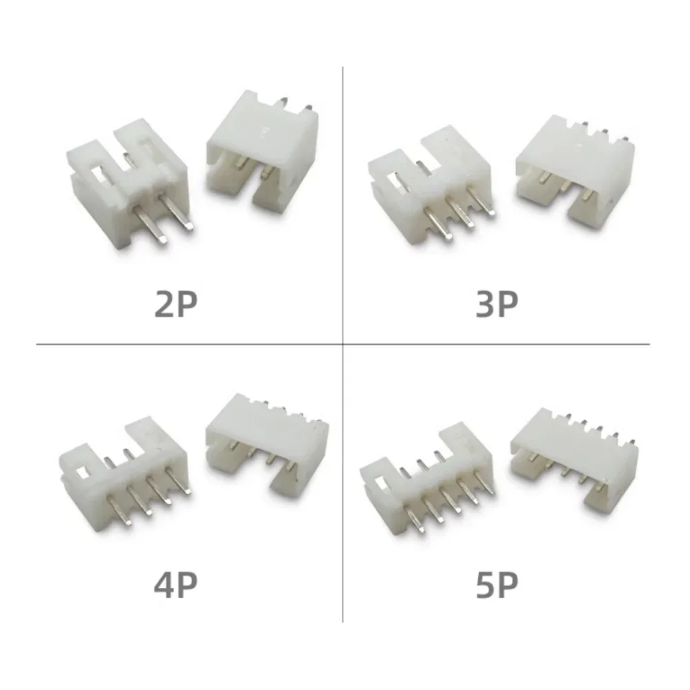 50/100PCS JST PH2.0mm Wire Connector Male Housing 2mm 2.0mm Pitch 2/3/4/5/6Pin Male Plug Plastic Shell Pin Header