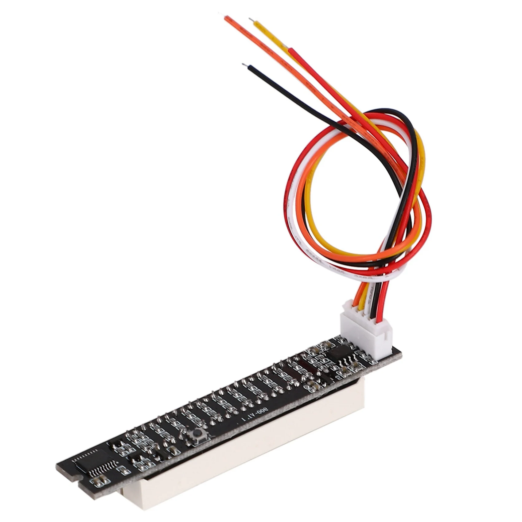 A95G 2X Mini indicador Dual de 12 niveles medidor de VU placa amplificadora estéreo placa de velocidad de luz ajustable