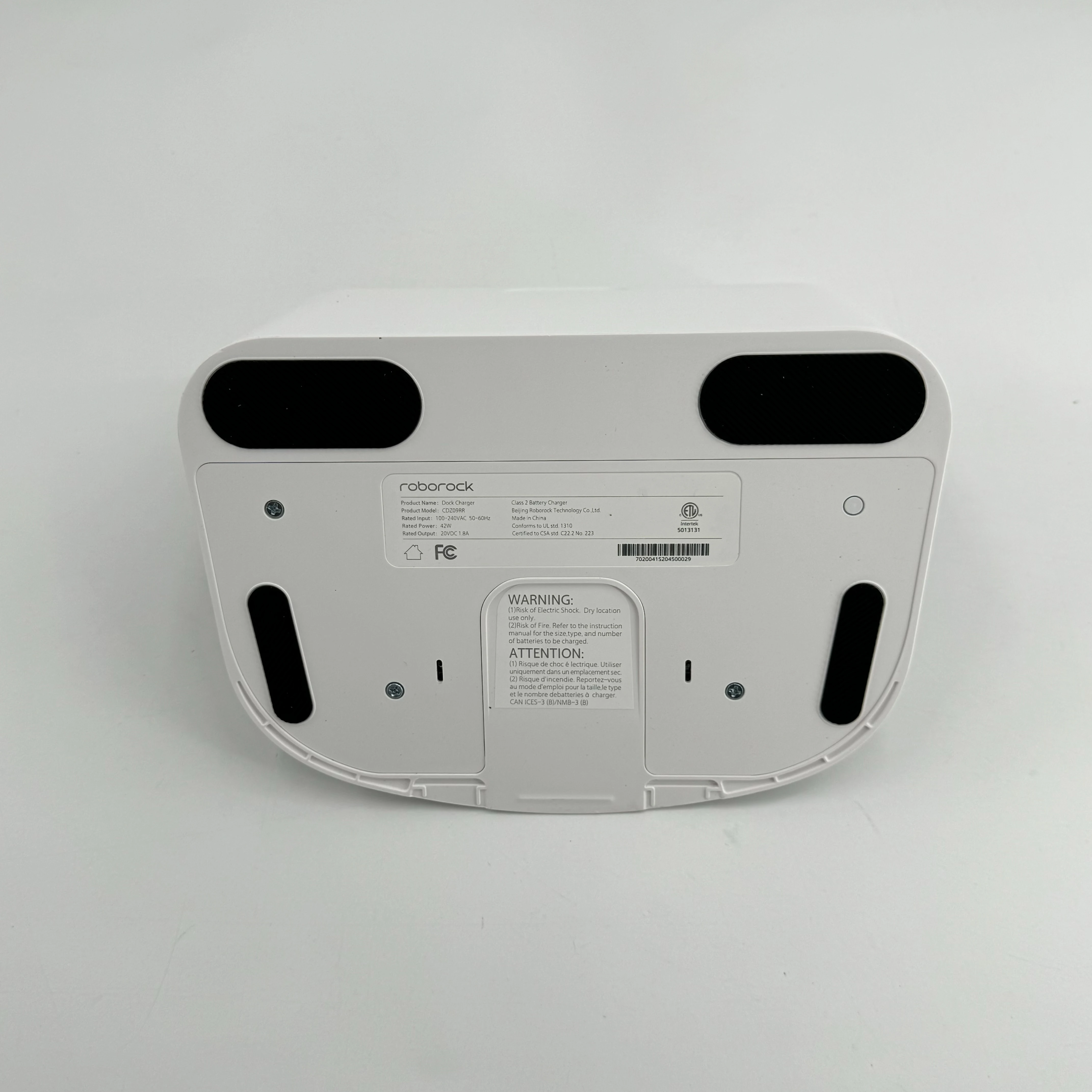 أجزاء قاعدة محطة إرساء الشاحن الأصلي ، ملحقات لـ Roborock S7 ، Plus ، Q7 Max ، مكنسة كهربائية S5 ، إصدار EU