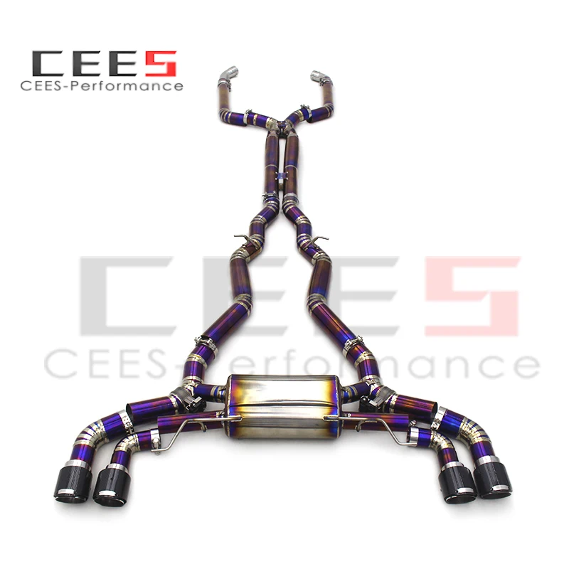 

CEES эффективная система для BMW F93 M8/M8 конкурс Gran Coupe F92 F91 2017-2023 Valvetronic Catback выхлоп титанового клапана