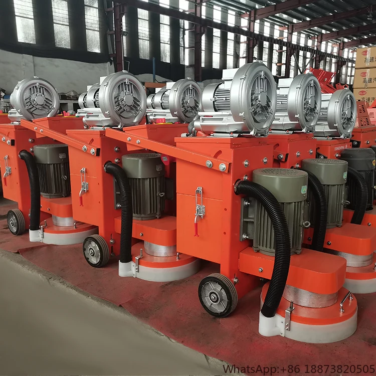 High Quality 220V 380V Grinding Machine China Epoxy Resin Diamond Floor Concrete Grinder Machine