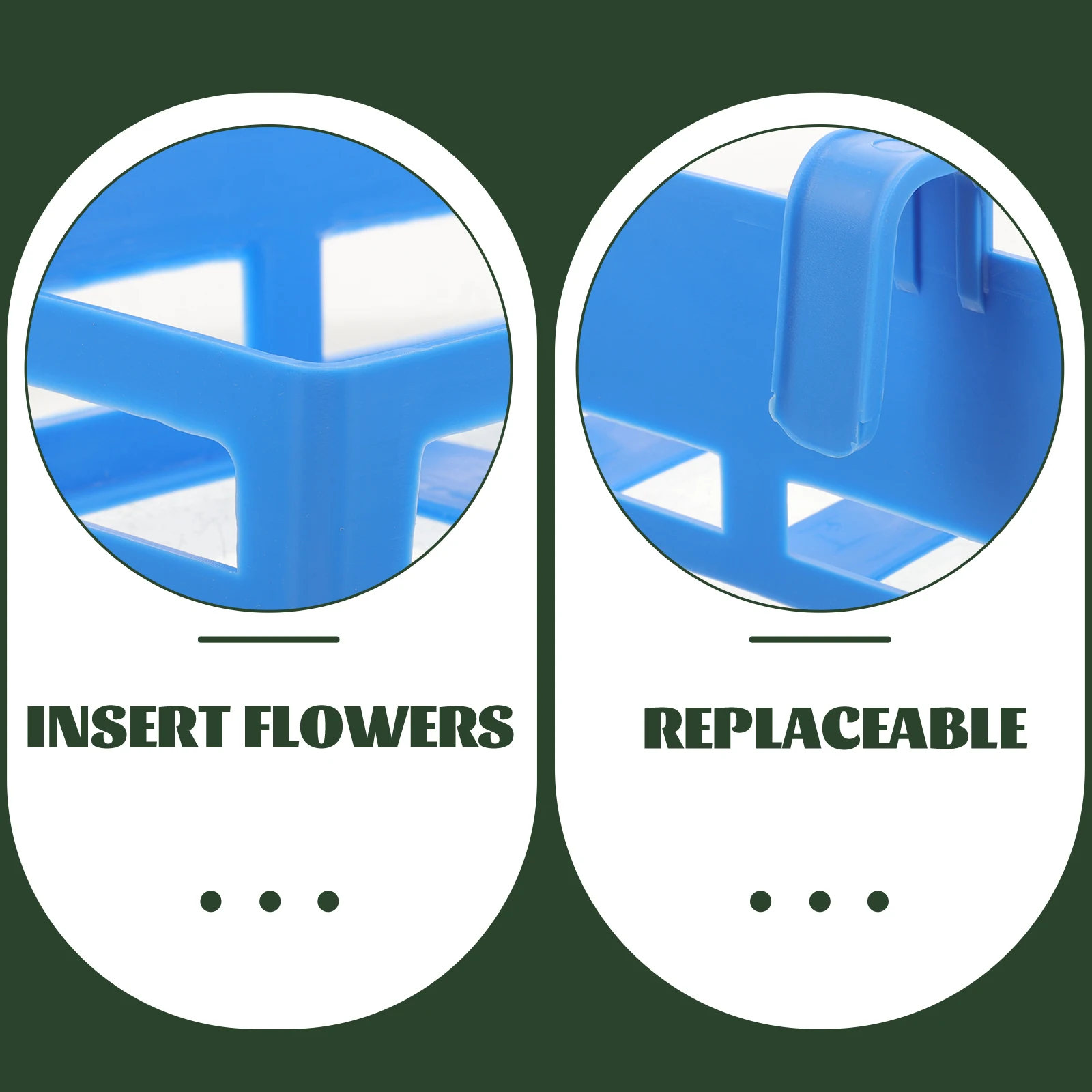 

Plastic Conference Hanging Flower Basket Desktop Stand Wedding Floral Holder Air Rack Wall Planter Decorative Basket For