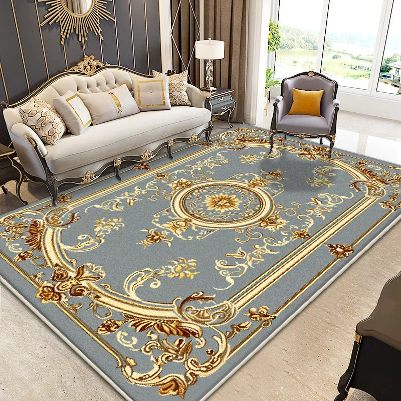 Luxury Decoration Home Large Living Room Antiskid Rug Senior Customizable Office Carpet Entrance Door Mat Soft Easy Cleaning