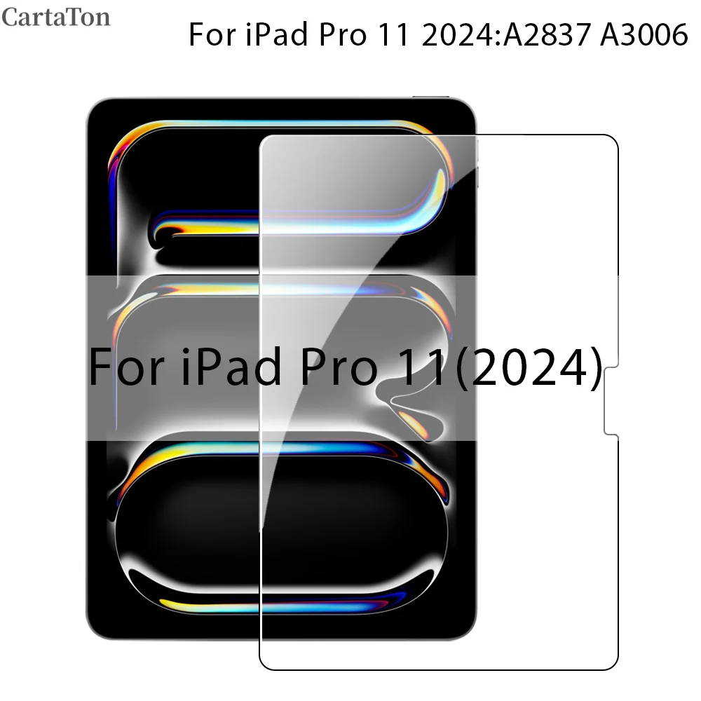 

Закаленное стекло для Ipad Pro 11 13 12,9 M4 M2 10-го поколения Защитная пленка для экрана Air 5 4 9th 8th 7th 10.5 10.2 Mini 6 2024 Film