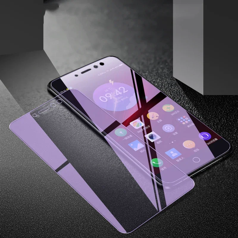 Anti-blue Tempered Glass For Samsung Galaxy A7 A6 A8 Plus J2 J6 J7 Pro J8 A9 2018 A9S Screen Protector J5 Prime J730 S7 S6