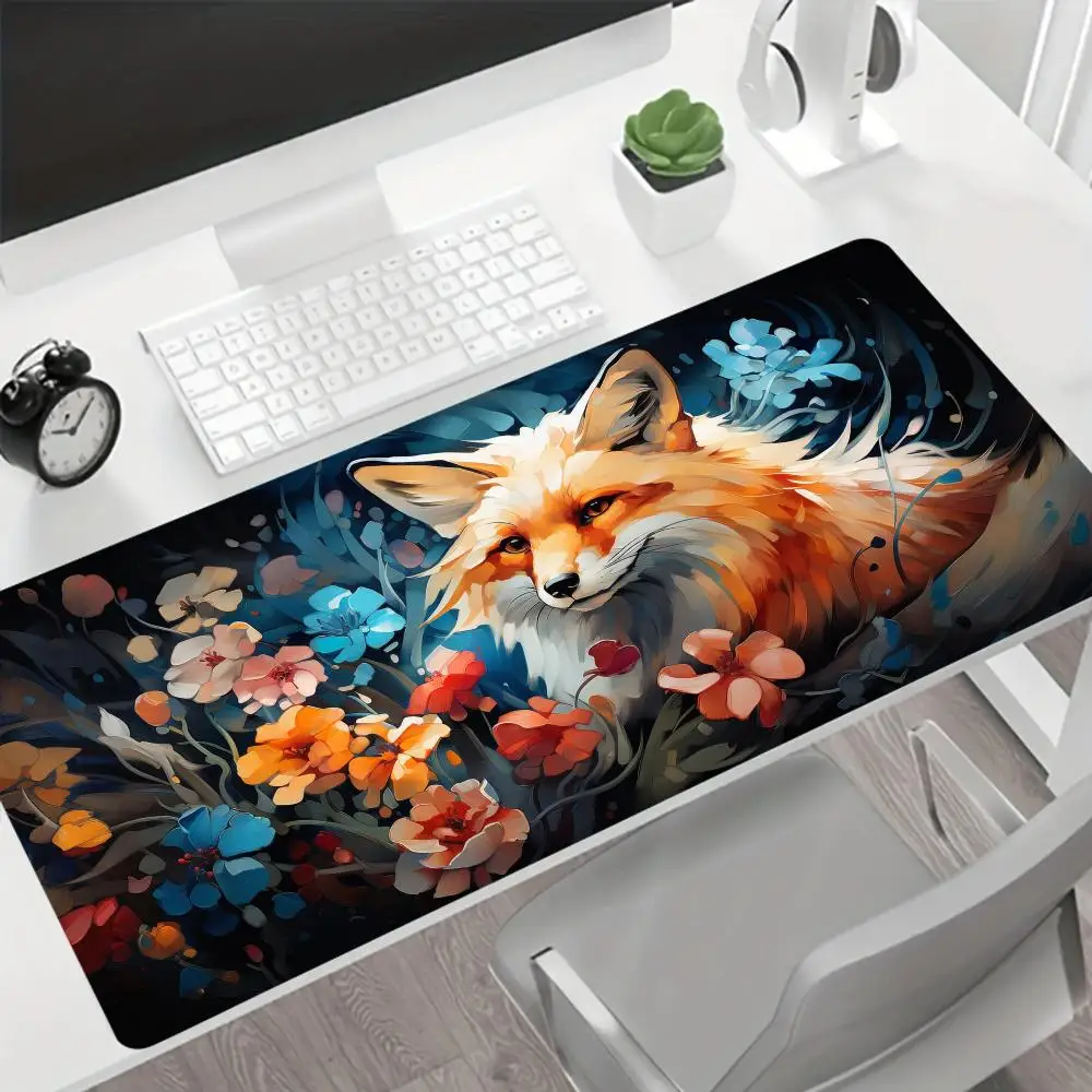 

Large Anime Gaming Mouse Pads, Art Animal Artwork Patterns, Rubber Anti-slip Pads, Stitched Edges, Perfect for Office and Gamers