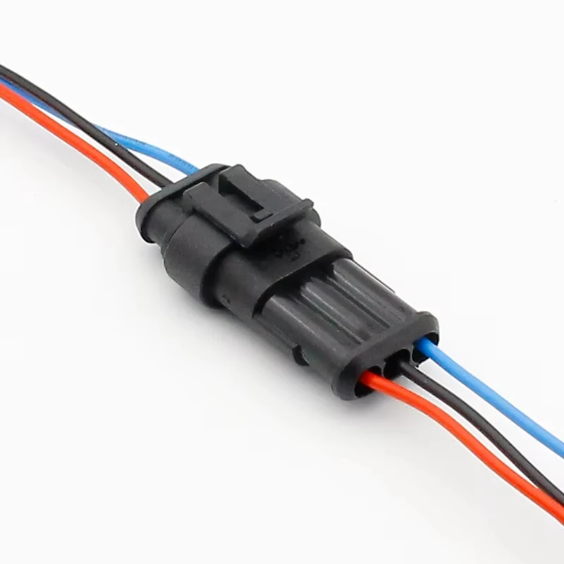 1 Set 1 2 3 4 5 6 Wege 1P 2P 3P 4P 5P Auto-Steckverbinder Männlich & Weiblich Wasserdichter Elektrischer Stecker mit Kabel