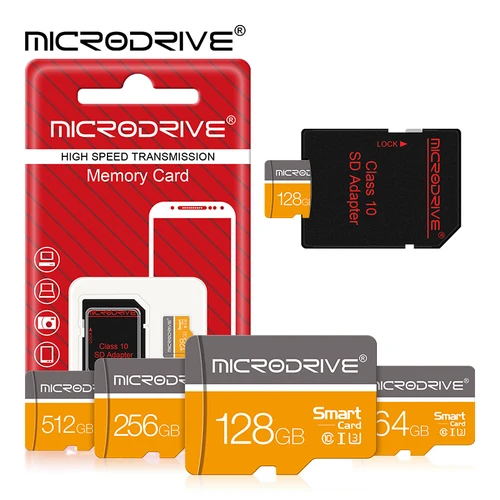 Imagen 2 del producto Mini tarjeta de memoria Flash SD, tarjeta Micro TF SD de 128GB Clase 10, tarjeta de memoria de 64GB, 32GB, 16GB, 8GB para teléfonos, cámara Drone
