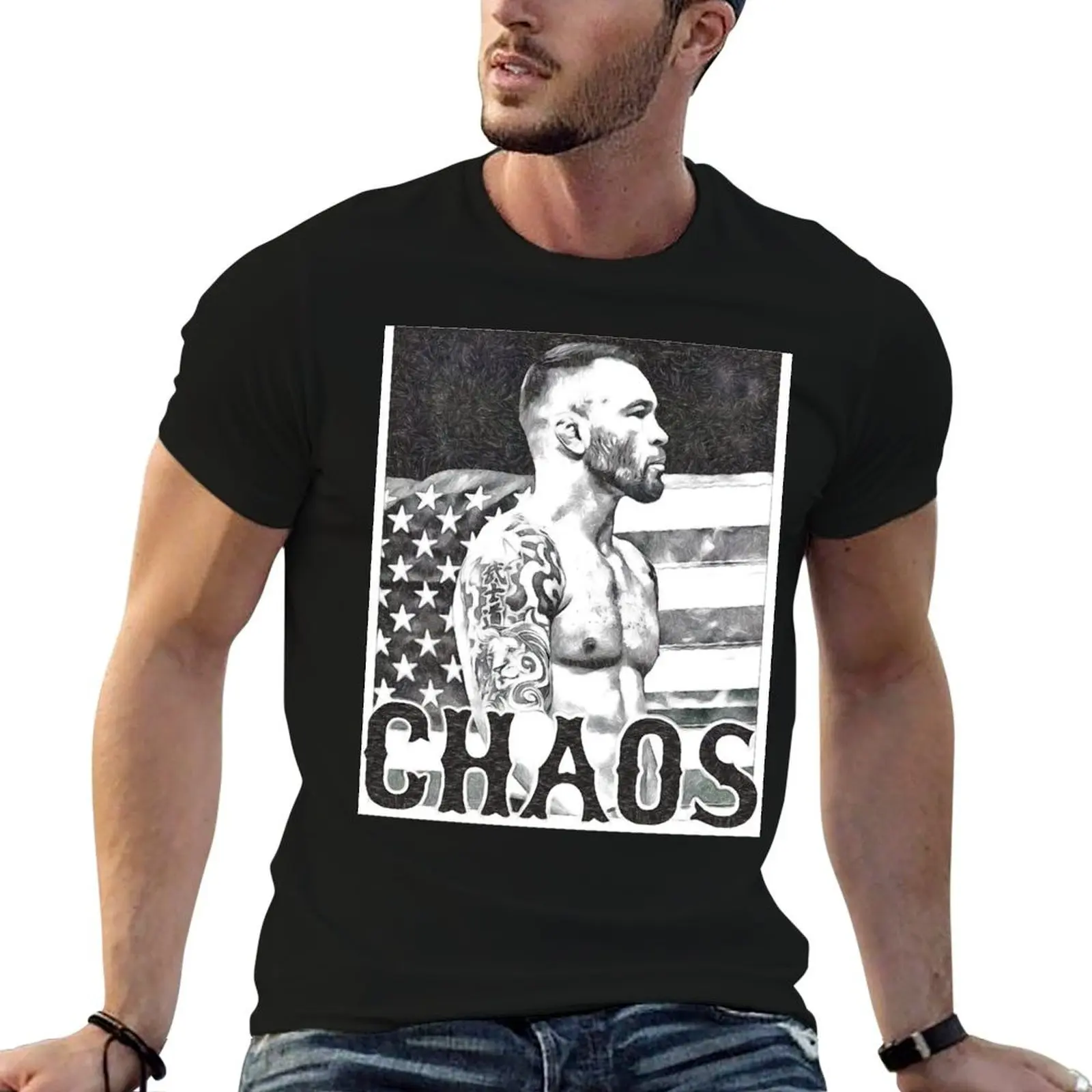 

CHAOS T-Shirt t shirt men 100% cotton luxury brand cotton t shirts man 100% man t shirt designer T-Shirt