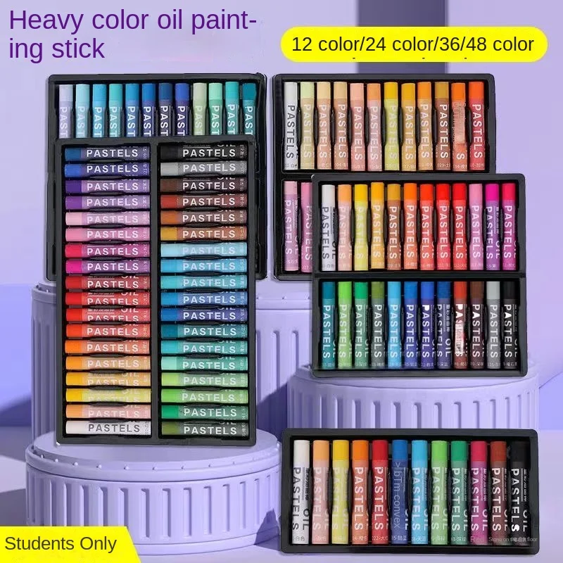 12-48pcs Colorful Pastel Sticks, Colorful Chalk, Professional Colorful Pastel Sticks, Sketch Coloring, Special for Art Painting