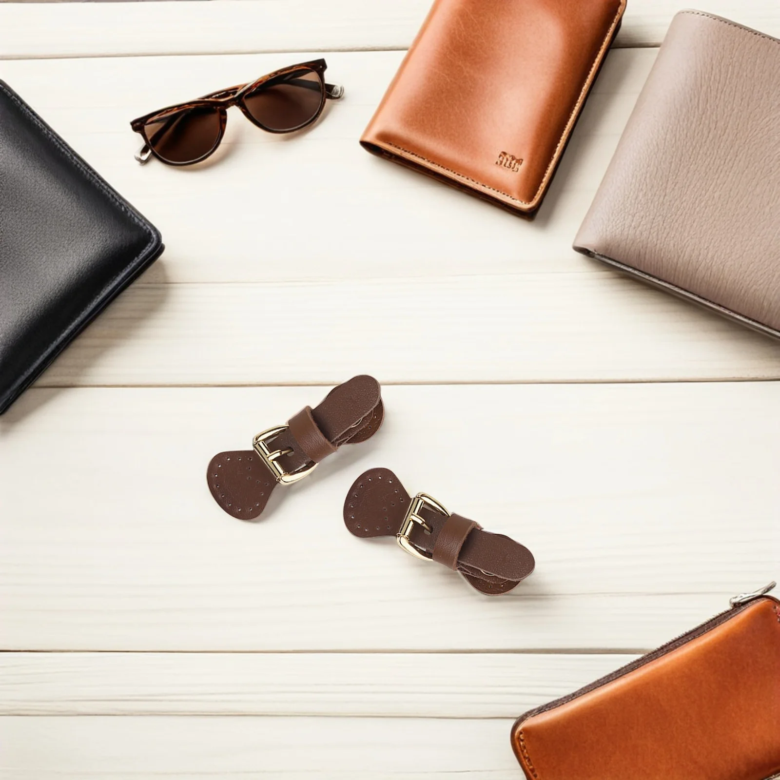 

1 set 1 Set Magnetic Snap Button Pu Buckle Deep Brown For Coats Jackets Handbags Luggage Metal Closure Diy Clothing