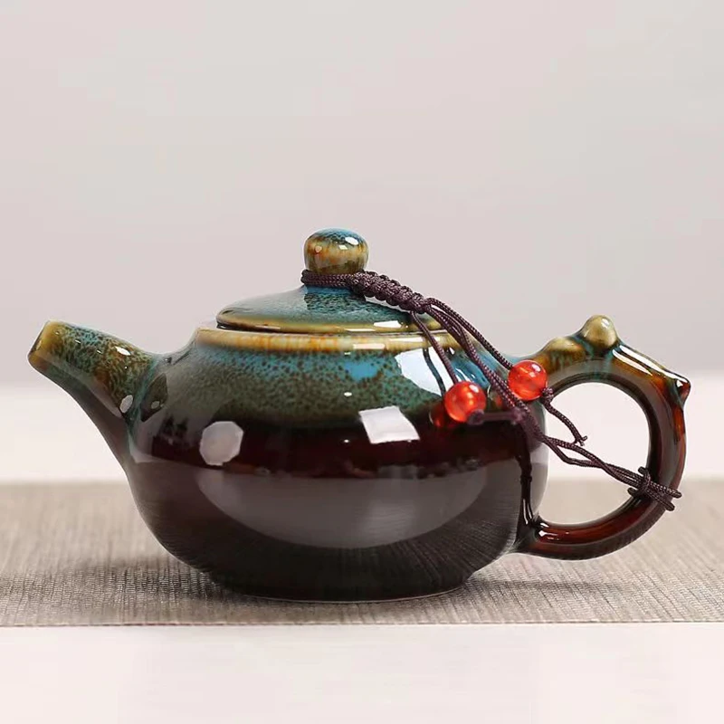 Ceramic Kiln Glaze Travel Tea Set Express Cup Kettles Cups Samovar Mugs Coffee Cups Mug for Tea Leaf Infuser Teaware Shu Puer