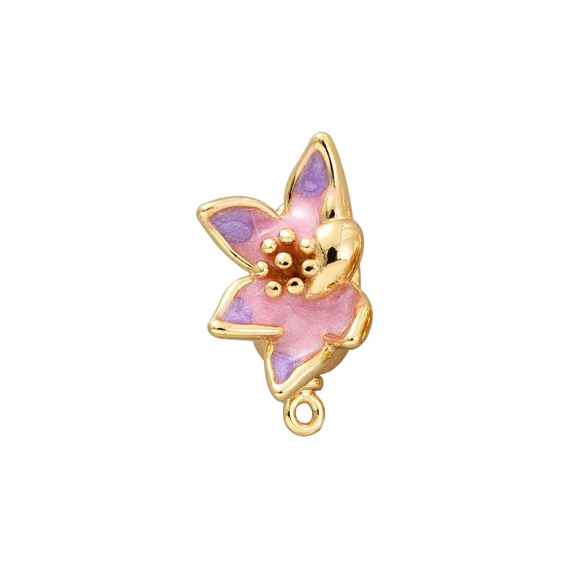 1pcs Brass Gold Plated Ingot Jewelry Clasp Water Lily Lotus Fastening Lock DIY Bracelet Necklace Pearl Chain Material Accessorie