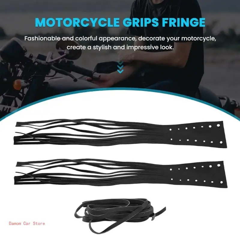 Clutch Fringe Long Tassels for CruiserChopper Brake Lever Covers Trim Accessory