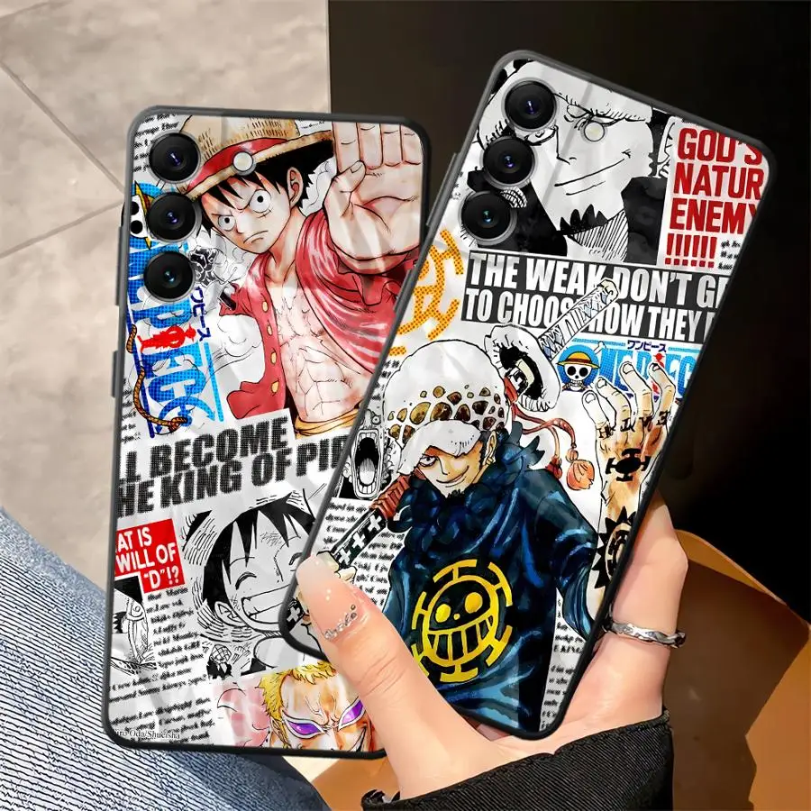 

Черный мягкий чехол с логотипом Anime Ones Pieces для Samsung Galaxy A24 A55 A26 A72 A25 A71 A22 A52 A41 A35 A23 A53 A32 A51